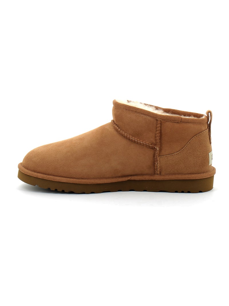 Boots en Mouton ugg Marron - Kiabi