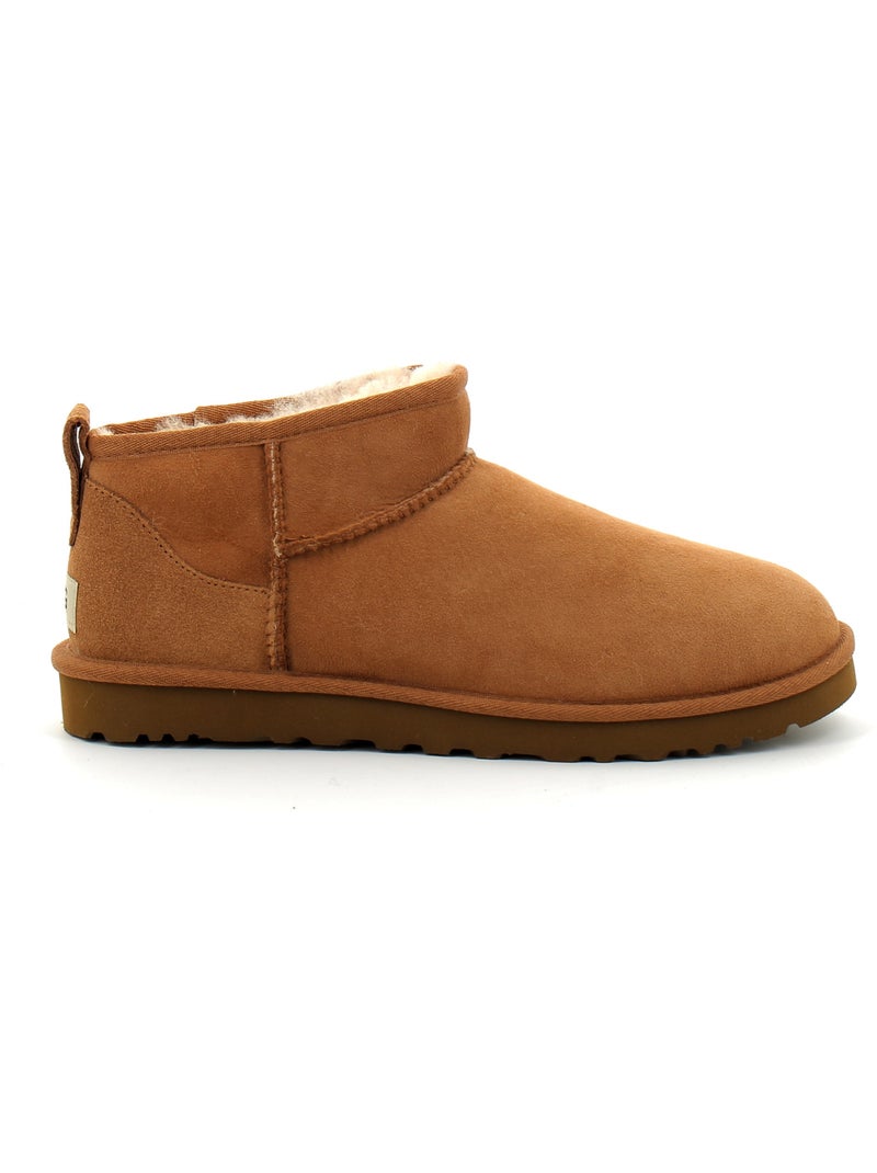 Boots en Mouton ugg Marron - Kiabi