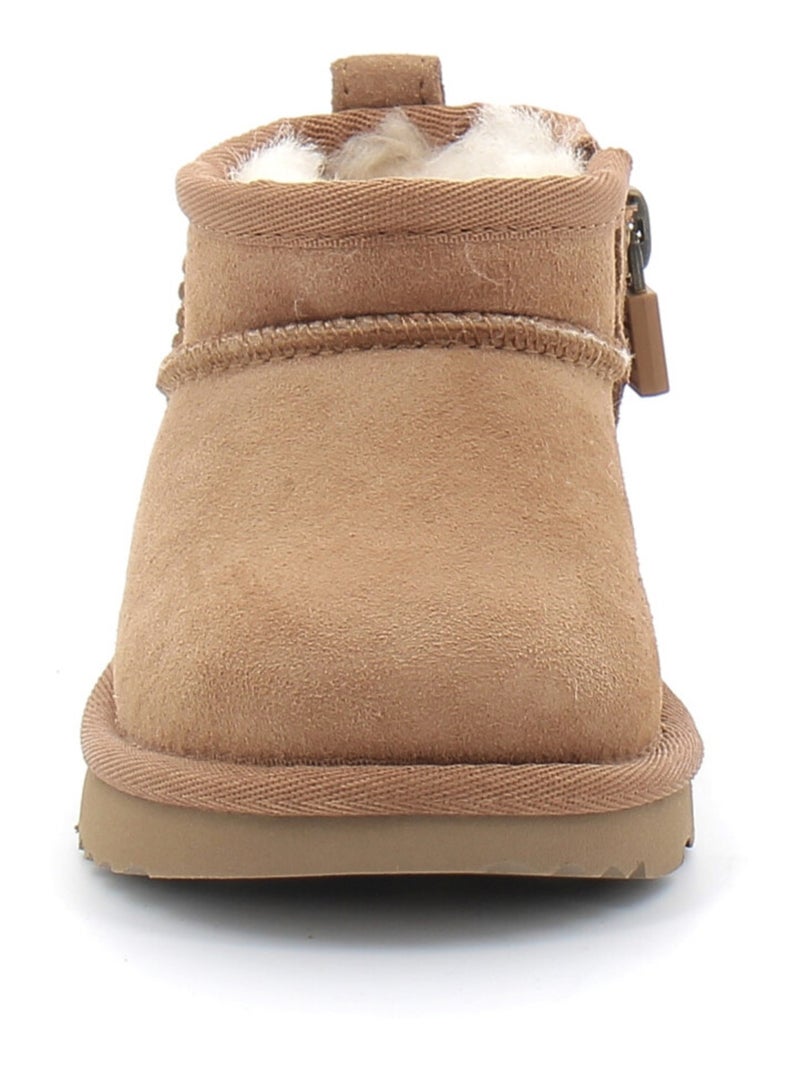 Boots en Mouton ugg Marron - Kiabi