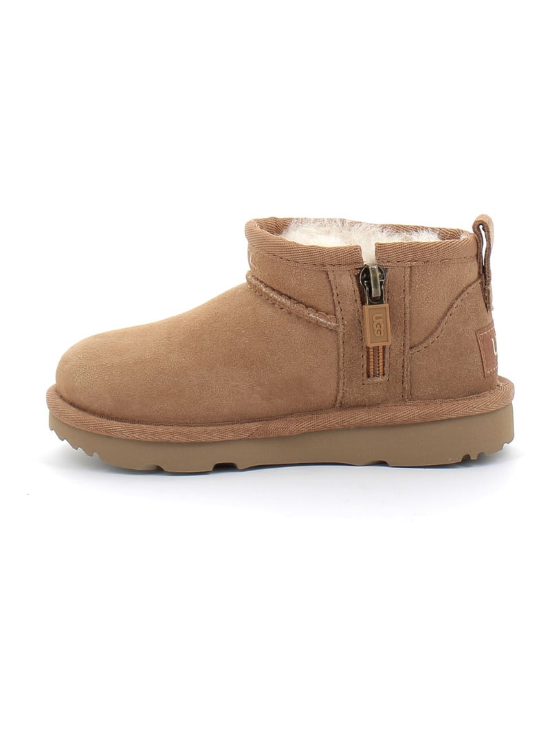 Boots en Mouton ugg Marron - Kiabi