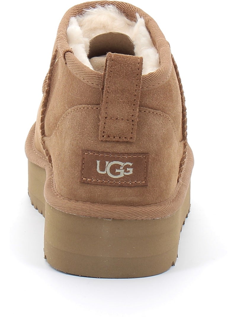 Boots en Mouton ugg Marron - Kiabi