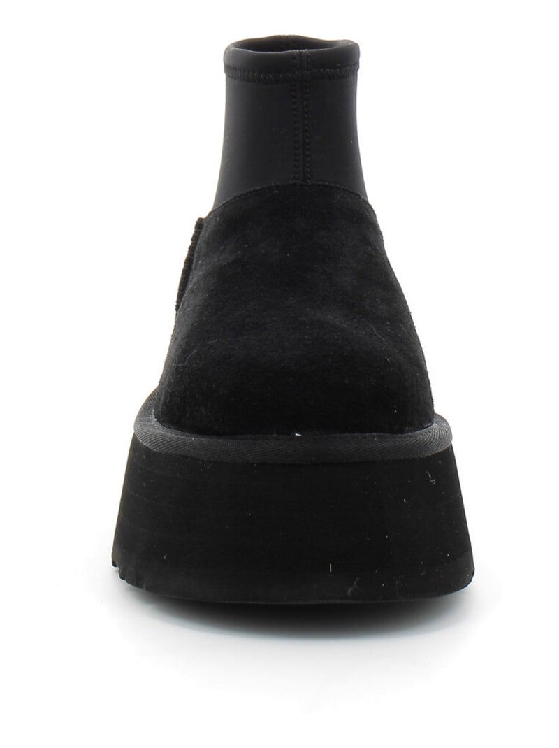 Boots en Mouton ugg Noir - Kiabi