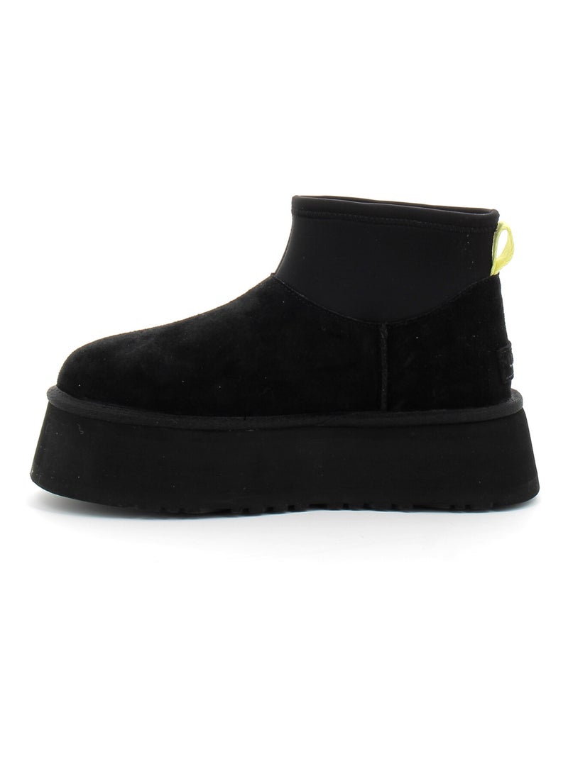 Boots en Mouton ugg Noir - Kiabi