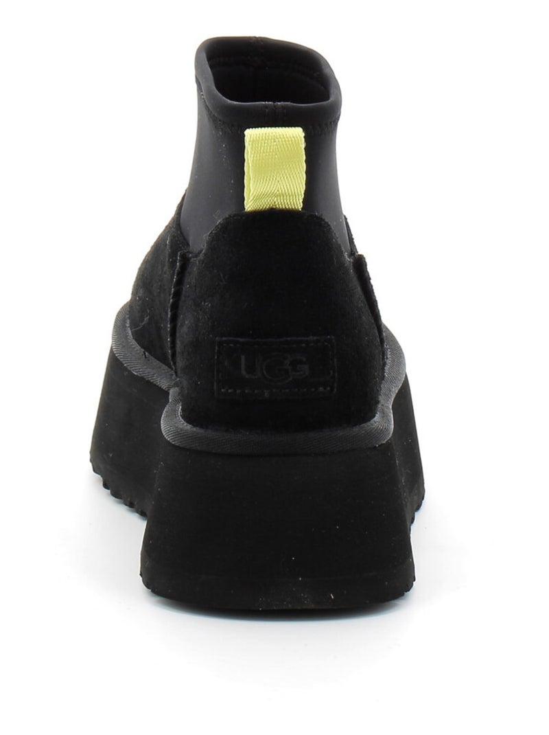 Boots en Mouton ugg Noir - Kiabi