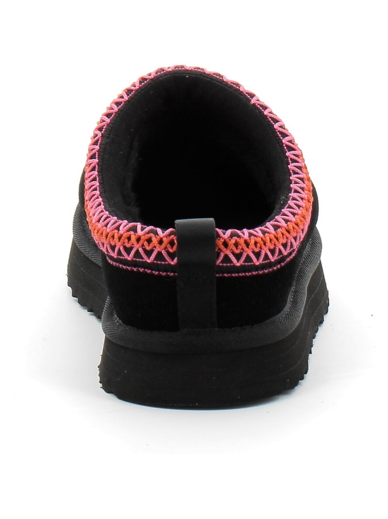 Boots en Mouton ugg Noir - Kiabi