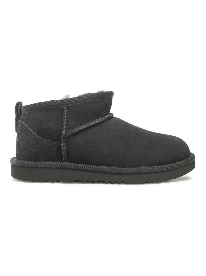 Boots en Mouton ugg Noir - Kiabi