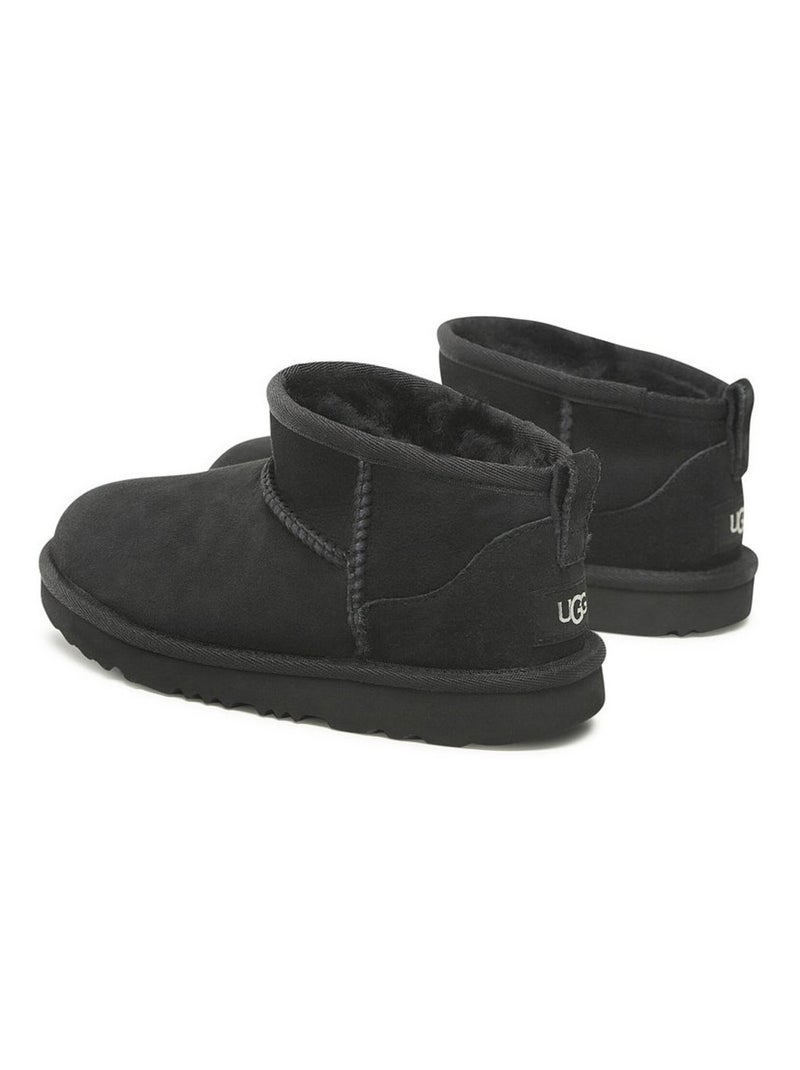 Boots en Mouton ugg Noir - Kiabi