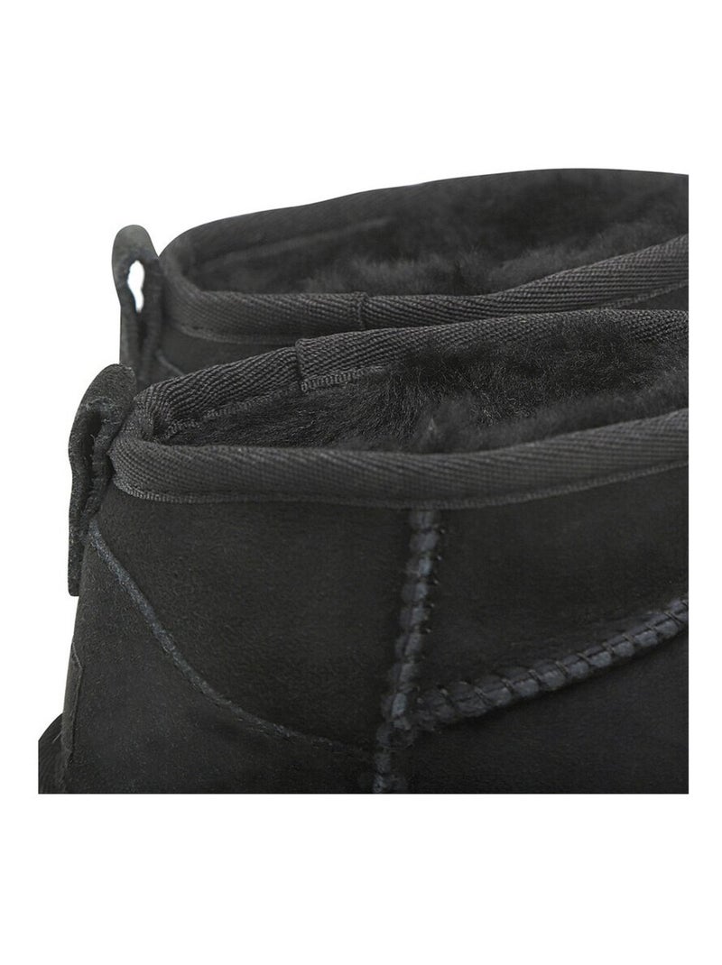 Boots en Mouton ugg Noir - Kiabi