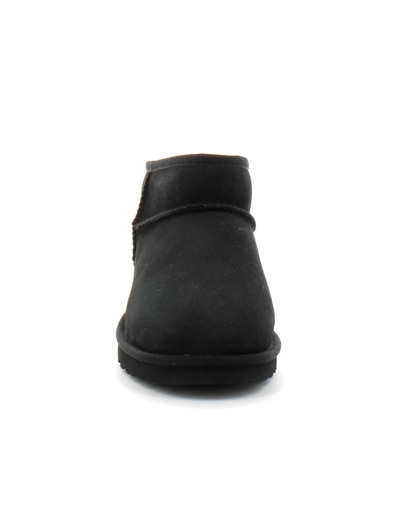 Boots en Mouton ugg Noir - Kiabi