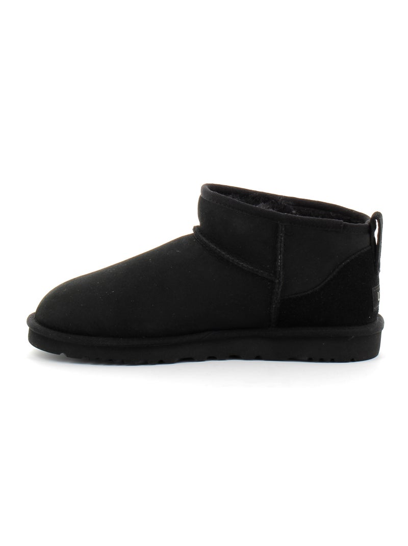 Boots en Mouton ugg Noir - Kiabi
