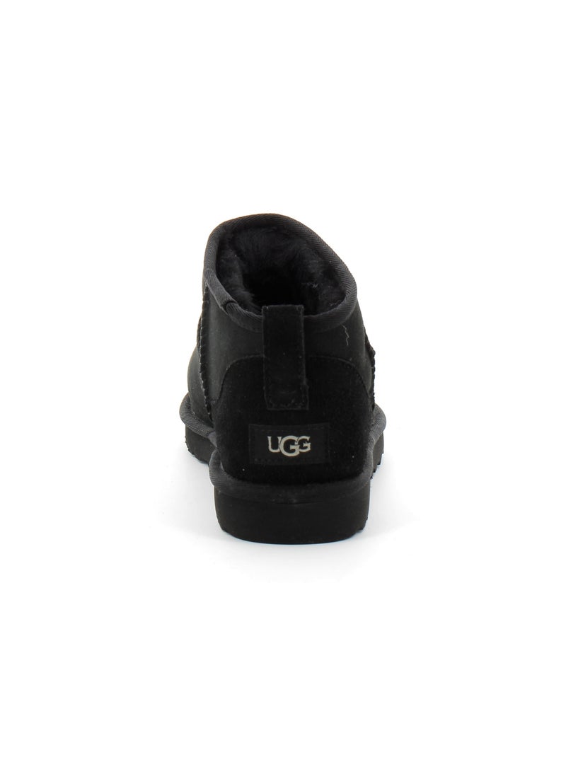 Boots en Mouton ugg Noir - Kiabi