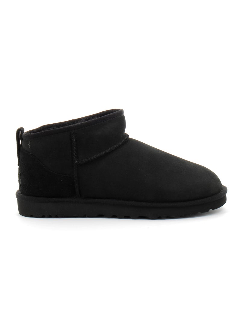 Boots en Mouton ugg Noir - Kiabi