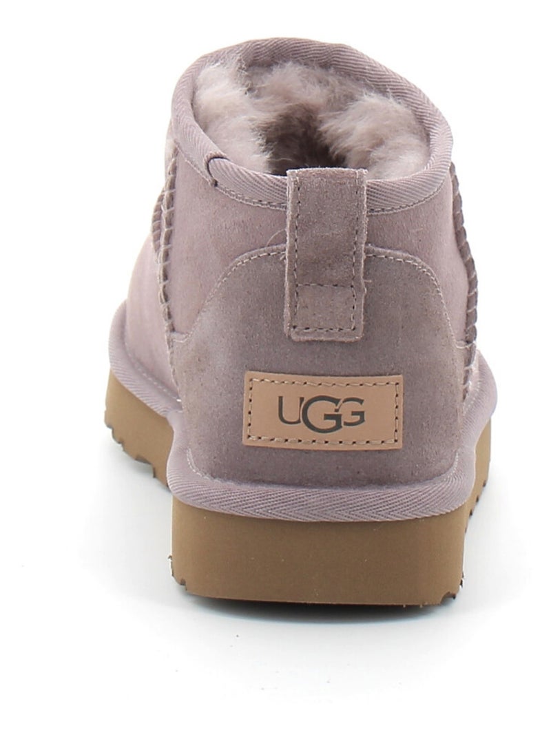 Boots en Mouton ugg Violet - Kiabi