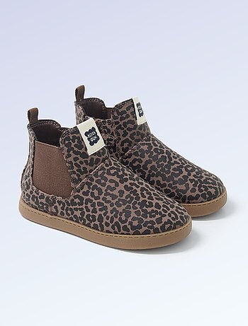 Kitchoun - Boots en simili - Motricité 4 : pour marcher