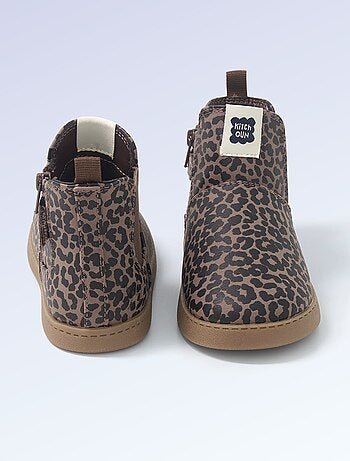 Kitchoun - Boots en simili - Motricité 4 : pour marcher