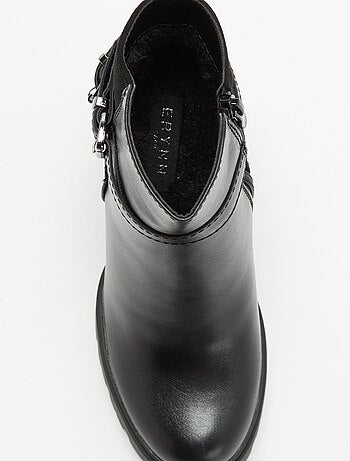 Boots en simili à talon haut