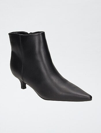 Boots en simili à talon