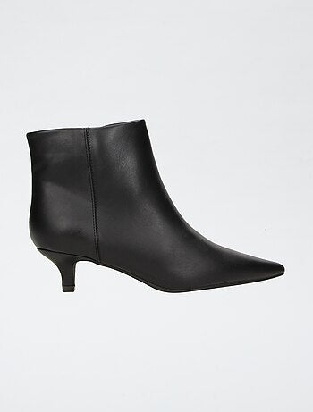 Boots en simili à talon