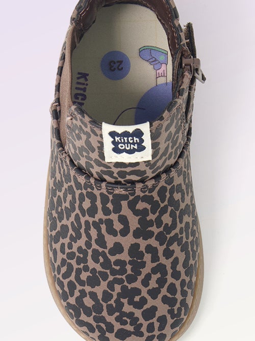 Boots en simili avec soufflet élastiqué - Motricité 3 '1ers pas' - Kitchoun - Kiabi Boots en simili avec soufflet élastiqué - Motricité 3 '1ers pas' - Kitchoun - Kiabi