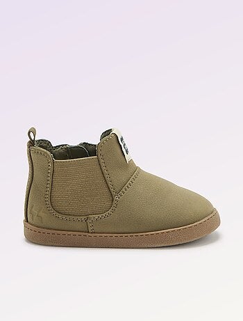 Kitchoun - Boots en simili avec soufflet élastiqué
