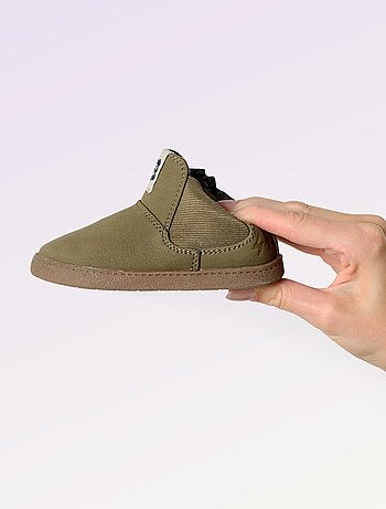 Kitchoun - Boots en simili avec soufflet élastiqué