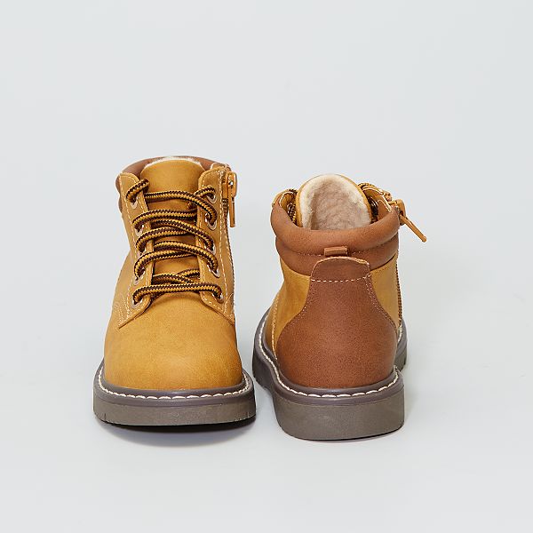 boots cuir garcon