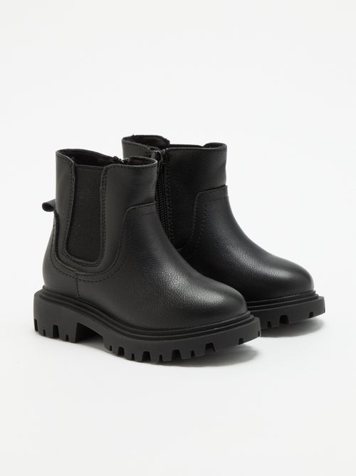 Boots en simili - Kiabi