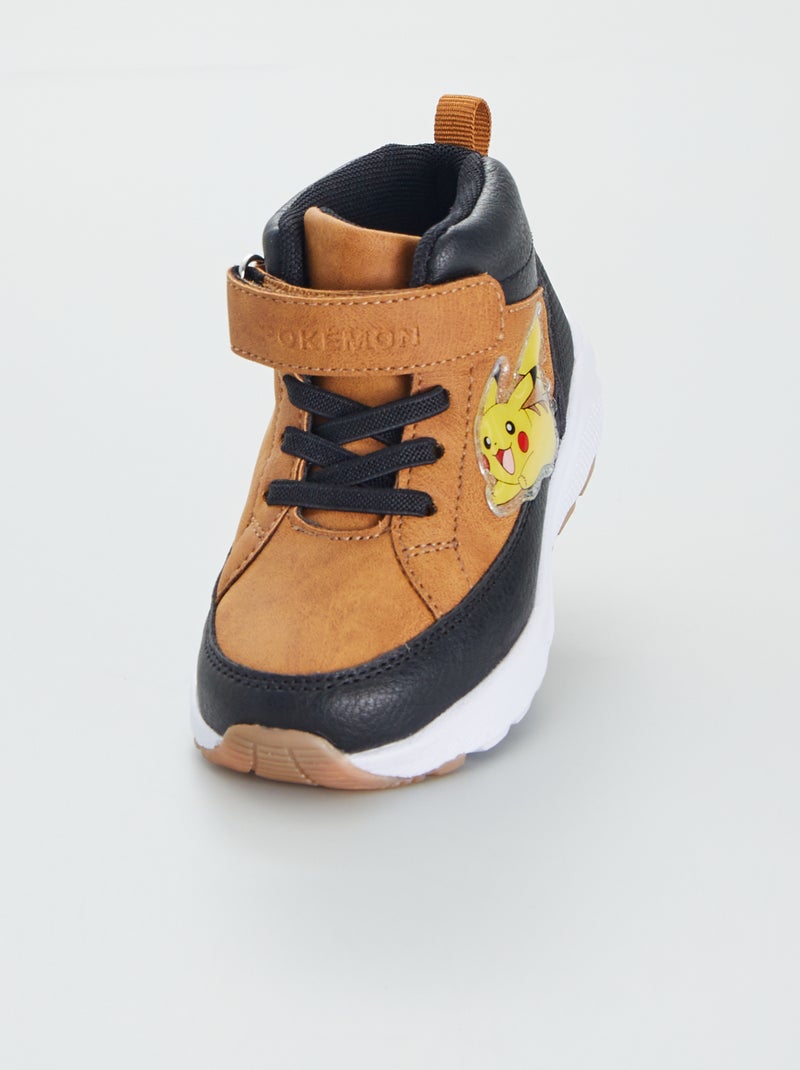 Boots en simili 'Pokémon' 'Pikachu' marron - Kiabi
