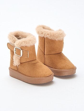 Boots en suédine avec intérieur fourré