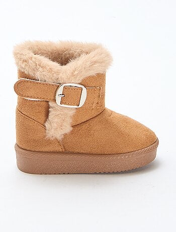 Boots en suédine avec intérieur fourré