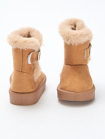 Boots en suédine avec intérieur fourré