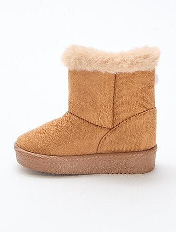 Boots en suédine avec intérieur fourré