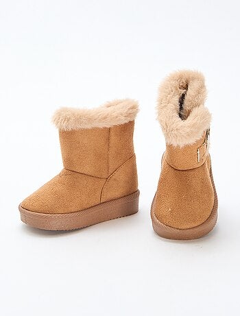 Boots en suédine avec intérieur fourré