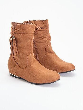 Boots en suédine