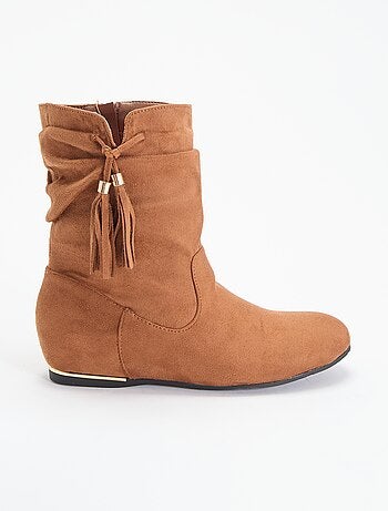 Boots en suédine