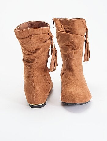 Boots en suédine