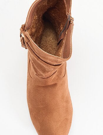 Boots en suédine