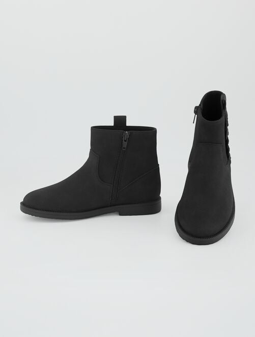 Boots fille noir