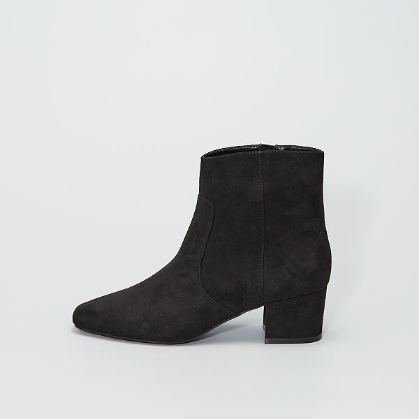 bottines suedine femme