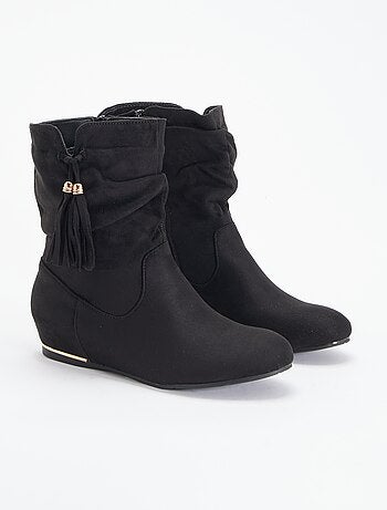 Boots en suédine