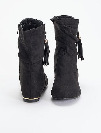 Boots en suédine