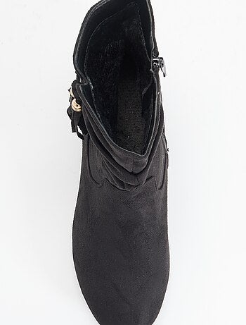 Boots en suédine