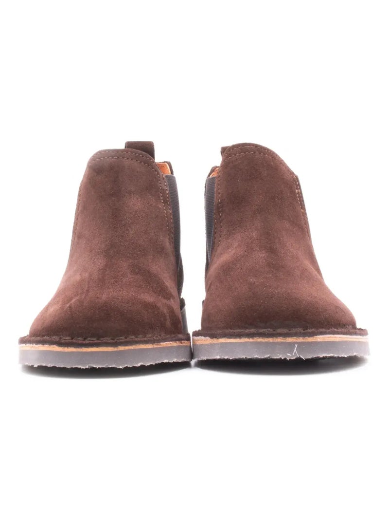 Boots Enfant En Daim - Boni Benoit Marron - Kiabi