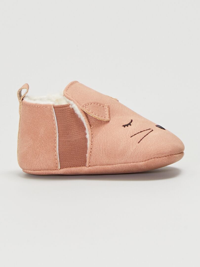 bottines femme rose fushia