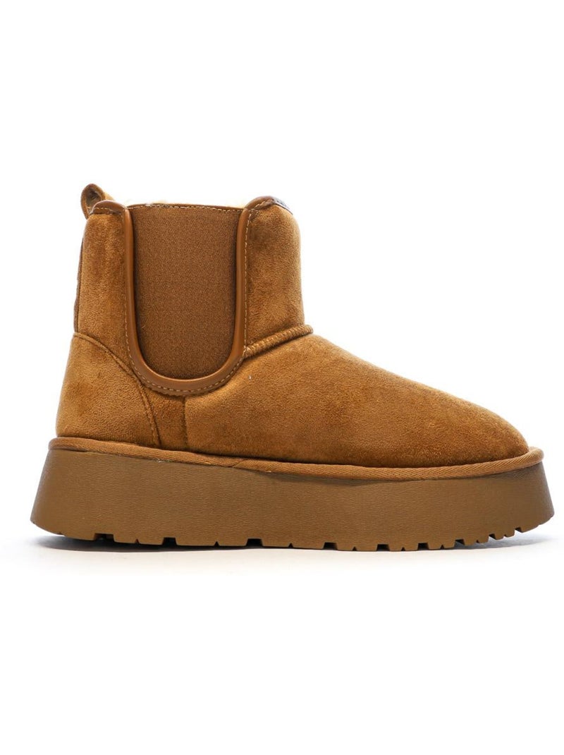 Boots  Femme Xti Ladies Ankle Camel - Kiabi