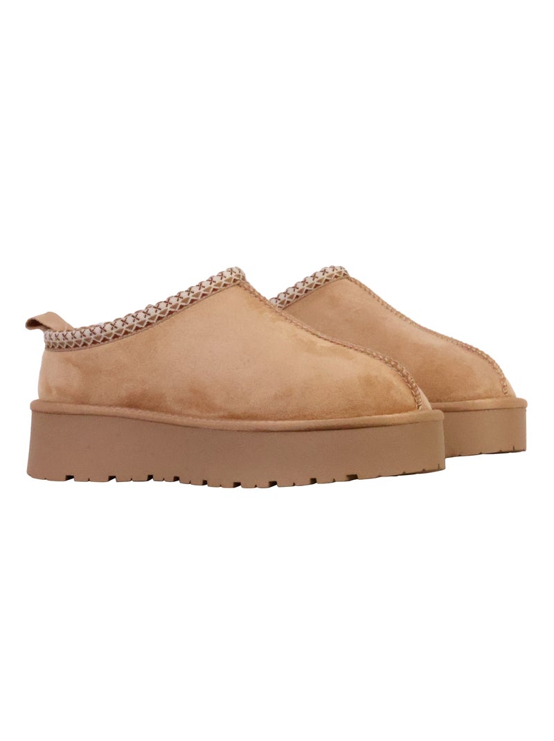 Boots   Femme Xti Microfiber Beige - Kiabi