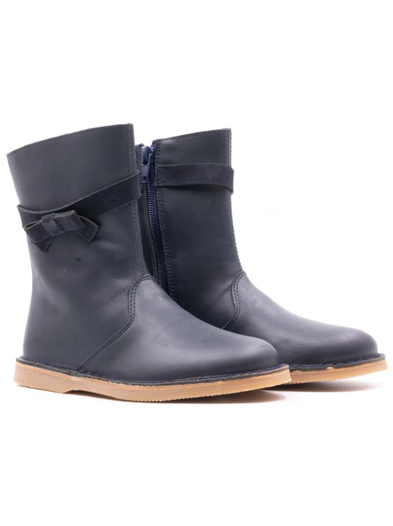 Boots Fille - Boni Houston Bleu marine - Kiabi