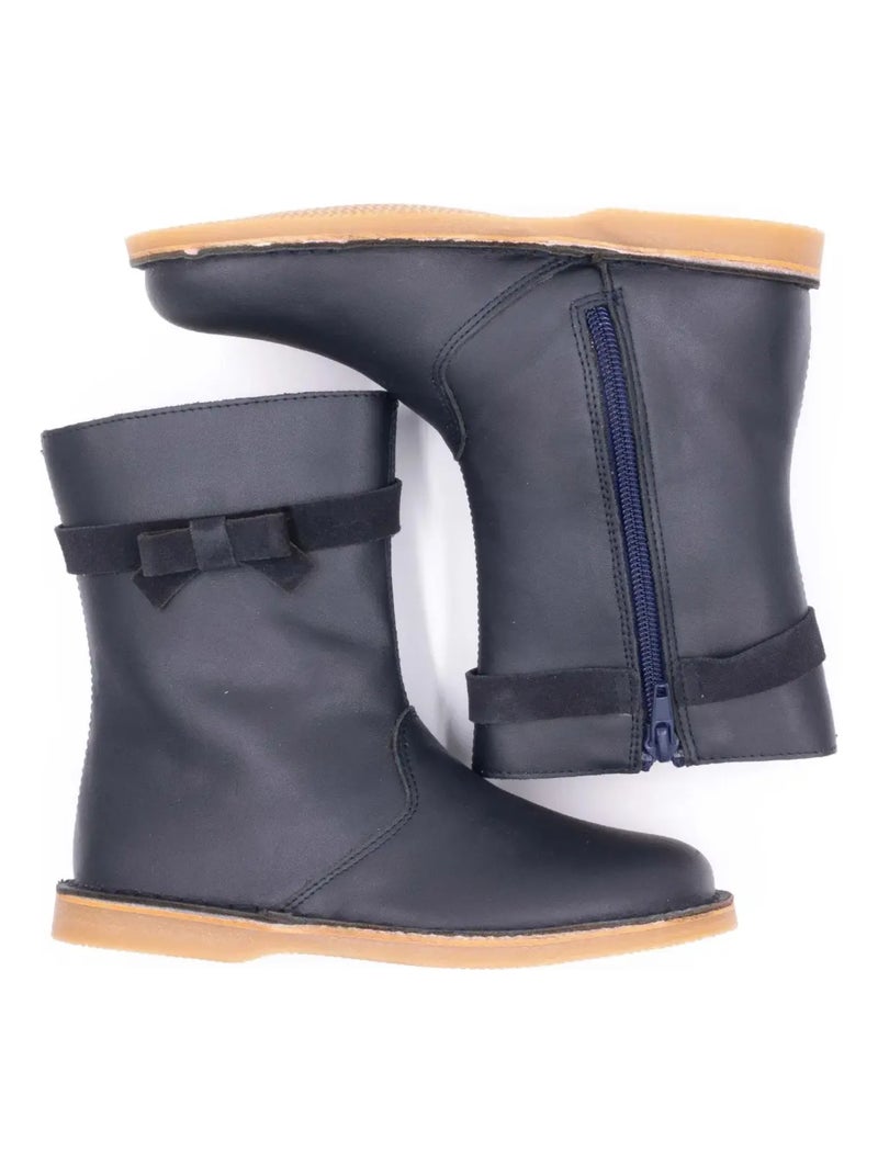 Boots Fille - Boni Houston Bleu marine - Kiabi