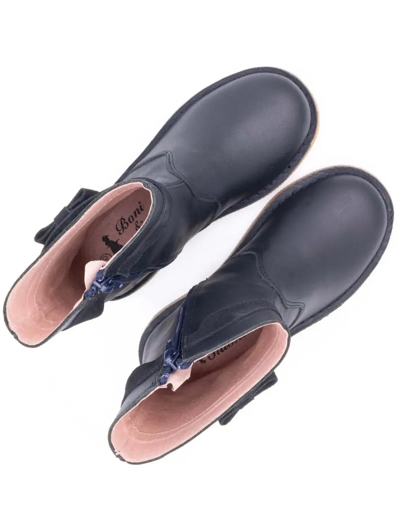 Boots Fille - Boni Houston Bleu marine - Kiabi