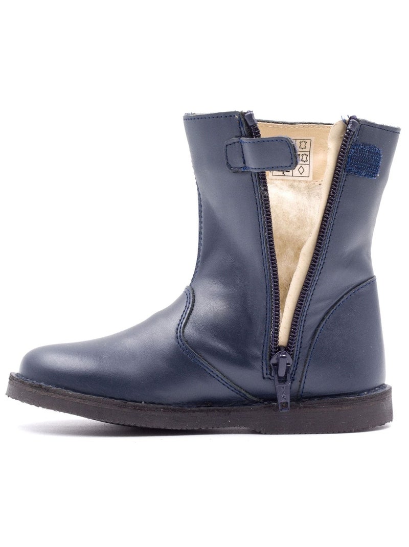 Boots Fourrées - Boni Clovis Bleu marine - Kiabi